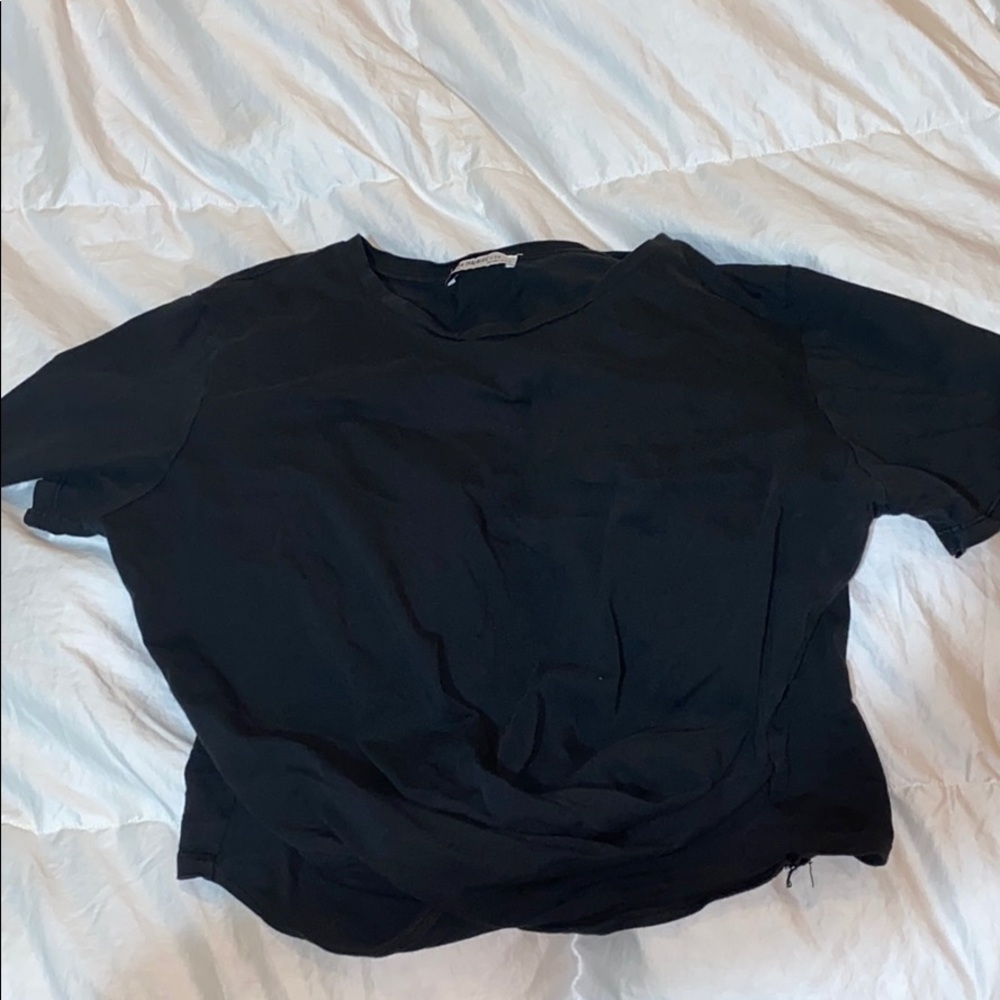 Zara wrapped crop top